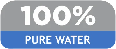 100% pure water